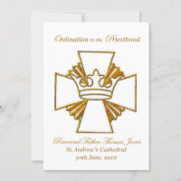 Invitation Ordination and Celebration Custom Date