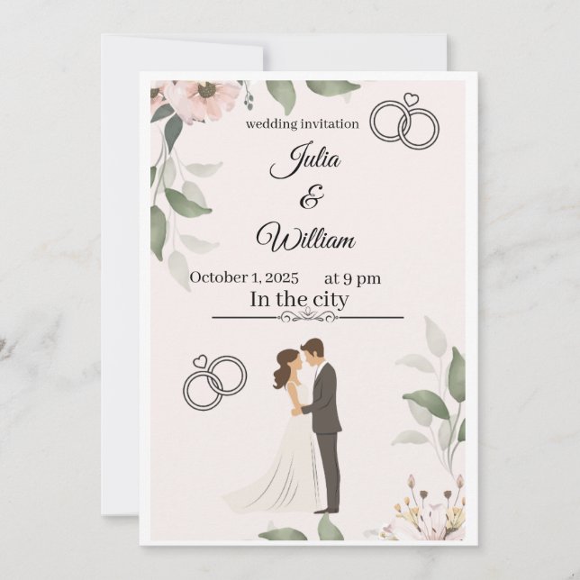 Invitation Our Love Story (Front)