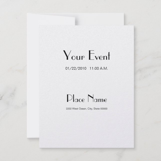 Invitation Pearl Shimmer Paper 4.25x5.5 (Front)