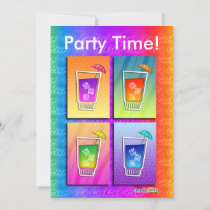 Invitation - Pop Art Cocktails