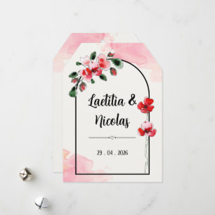 Invitation "poppies"