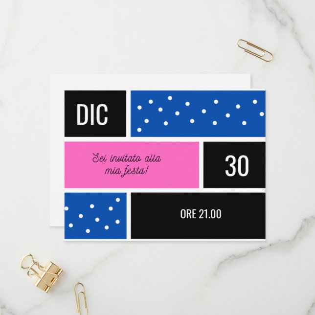invitation postcard (Front/Back In Situ)