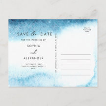 Invitation Postcard Save The Date.