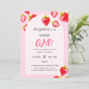 Invitation Sweet Strawberry