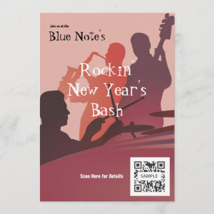Invitation Template Event Jazz Band