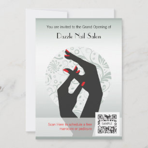 Invitation Template Nail Salon