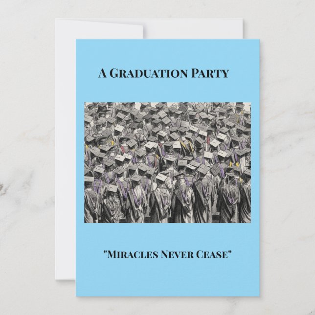 Invitation to a Graduation Party (Front)