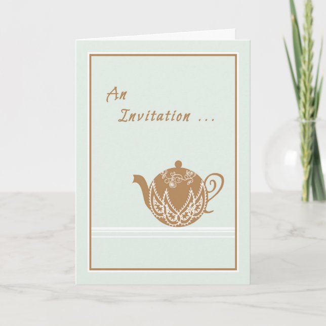 Invitation to an Afternoon of Tea (Front)