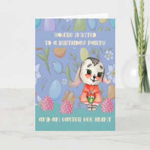 Invitation to Birthday Party Easter Sunday for Son