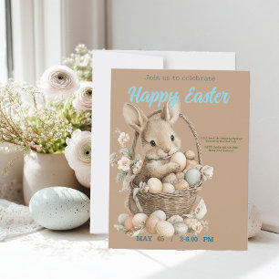 invitation to Easter with Peter Rabbit