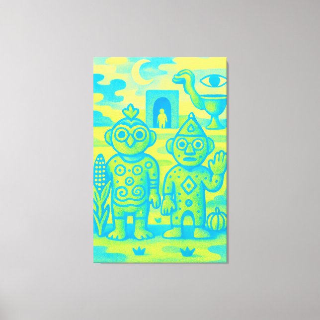 Invitation to the Sacred Zone Canvas Print (Front)