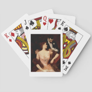 Invitation to the Waltz, 1895 (oil on canvas) Playing Cards