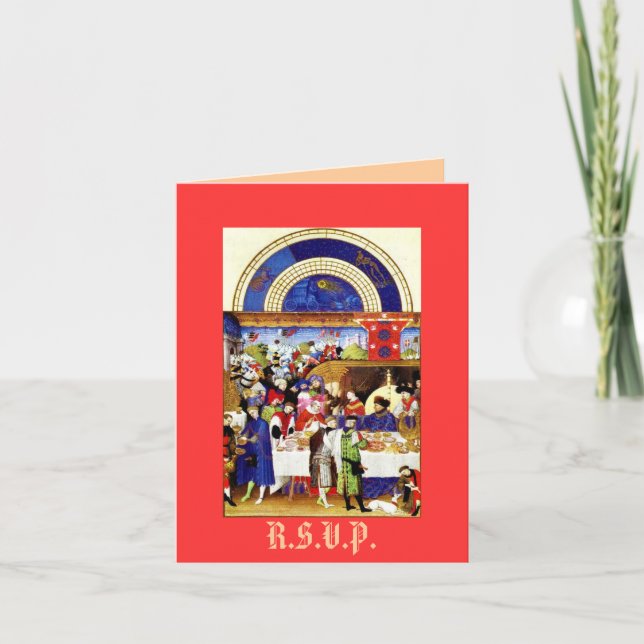 Invitation -  Tres Riches Heures du Duc de Berry (Front)