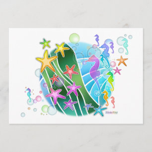 Invitation -  Under The Sea Pop Art