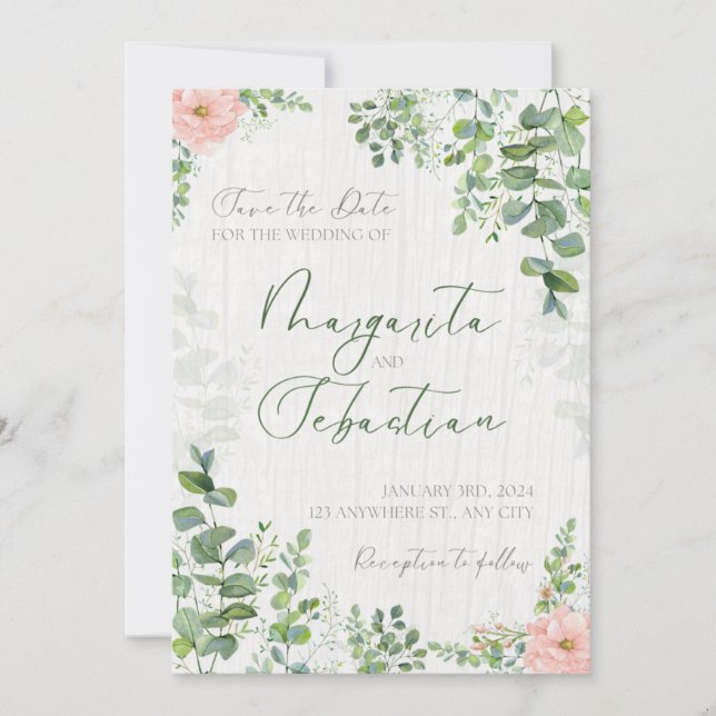 invitation  wedding (Front)