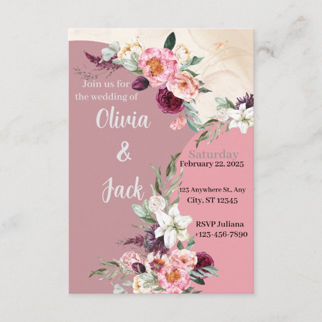 Invitation Wedding (Front)