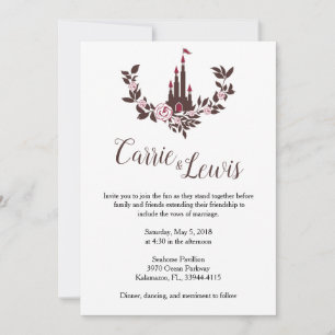 Invitation Wedding Collection Castle Fairytale