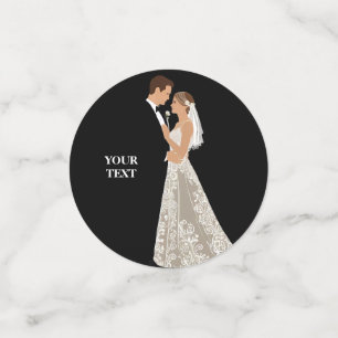 Invitation Wedding layout you can personalise Confetti