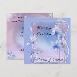 Invitation Wedding Lilac Floral