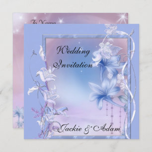 Invitation Wedding Lilac Floral
