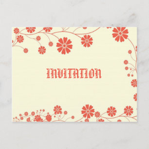 INVITATION -wedding shower Postcard