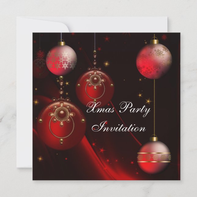 Invitation Xmas Christmas Party (Front)