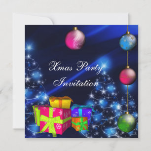 Invitation Xmas Christmas Party Boxes