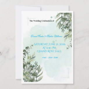 InvitationElegant Wedding Invitation Template R