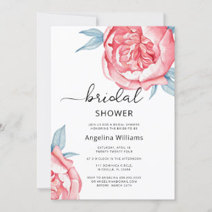 Invitations Bridal Shower Flowers.