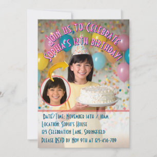 Invitations featuring you or a loved one