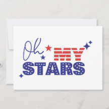 Invitations Oh my stars and stripes. Independence
