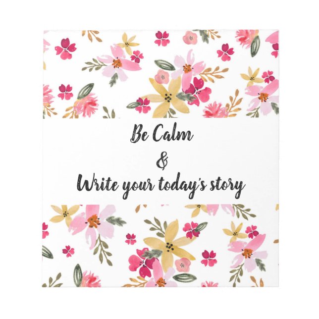 Invitations & Stationery > Personalised Stationery Notepad (Front)