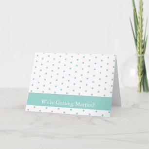 Invitations With Dots: Robin's Egg