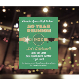 Invite 'Em! Any year Class Reunion Postcard