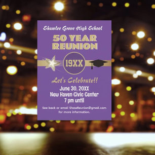 Invite 'Em! Any year Class Reunion Postcard