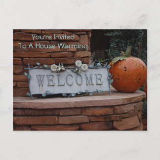 Invite To House Warming Postcard