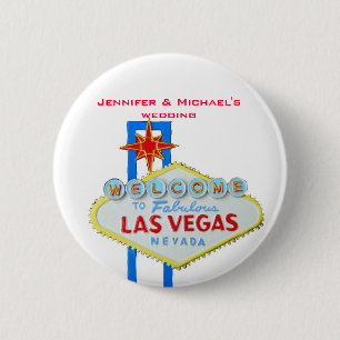 Invited Guest Name Tag Las Vegas Parties 6 Cm Round Badge