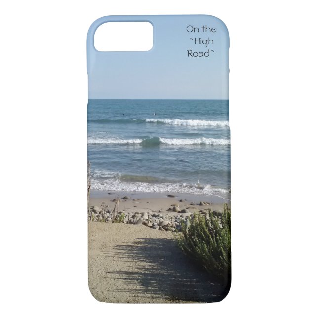Inviting Ocean and Shoreline iPhone Case (Back)
