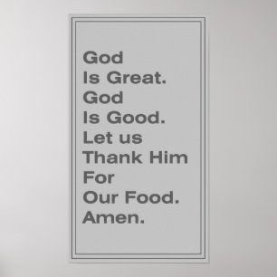 Invocation For Food Blessings Poster