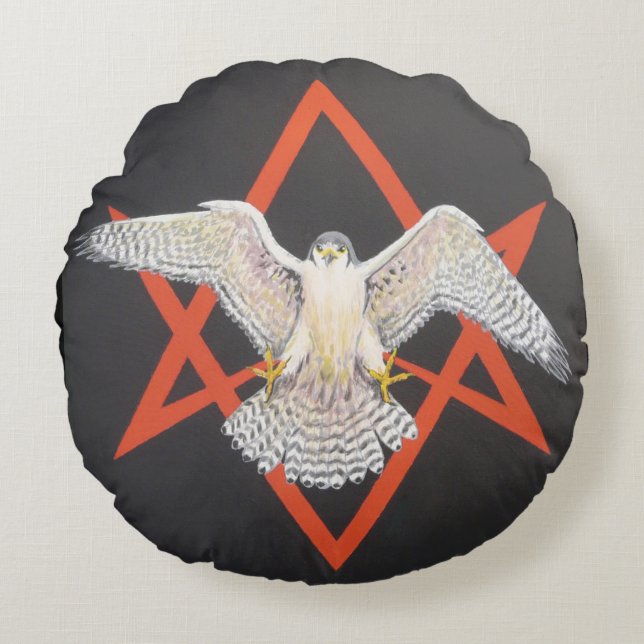 Invocation of Horus Round Cushion (Front)