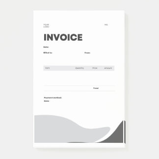 invoice post-it notes