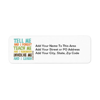 Involve Me Inspirational Quote