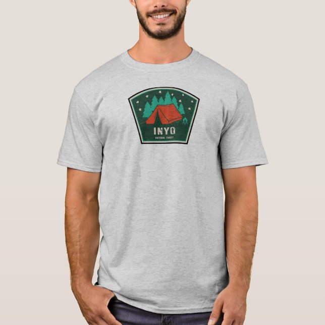 Inyo National Forest Camping T-Shirt (Front)