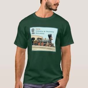 Inyo-Virginia and Truckee engine green t-shirt