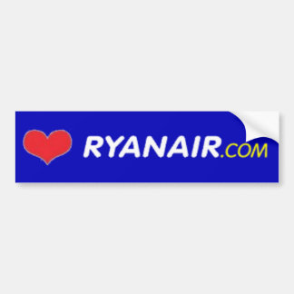 Io Amo Ryanair Bumper Sticker