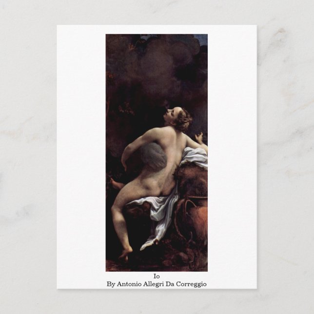 Io By Antonio Allegri Da Correggio Postcard (Front)