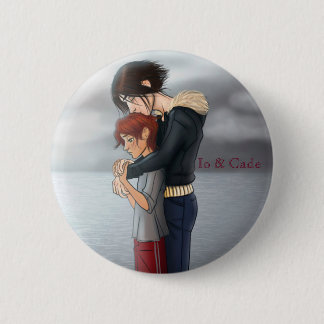 Io & Cade 6 Cm Round Badge