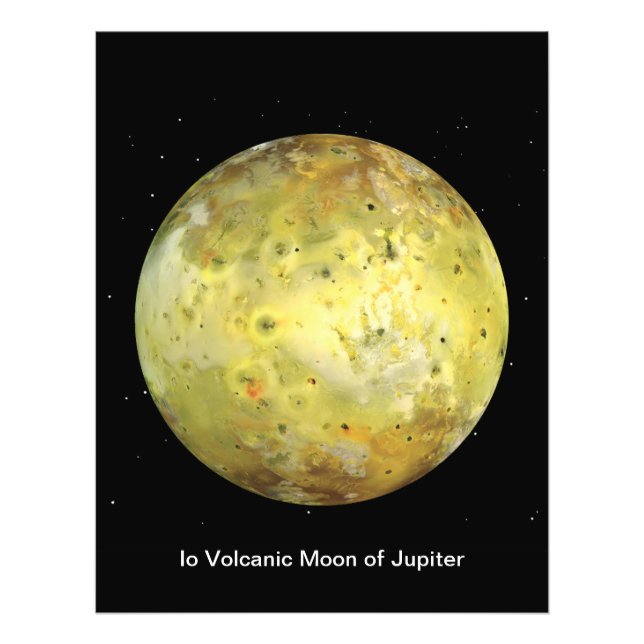Io Volcanic  Moon of Jupiter Photo Print (Front)