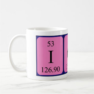 Iola periodic table name mug
