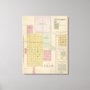 Iola, Torrance, and Kellogg, Kansas Canvas Print